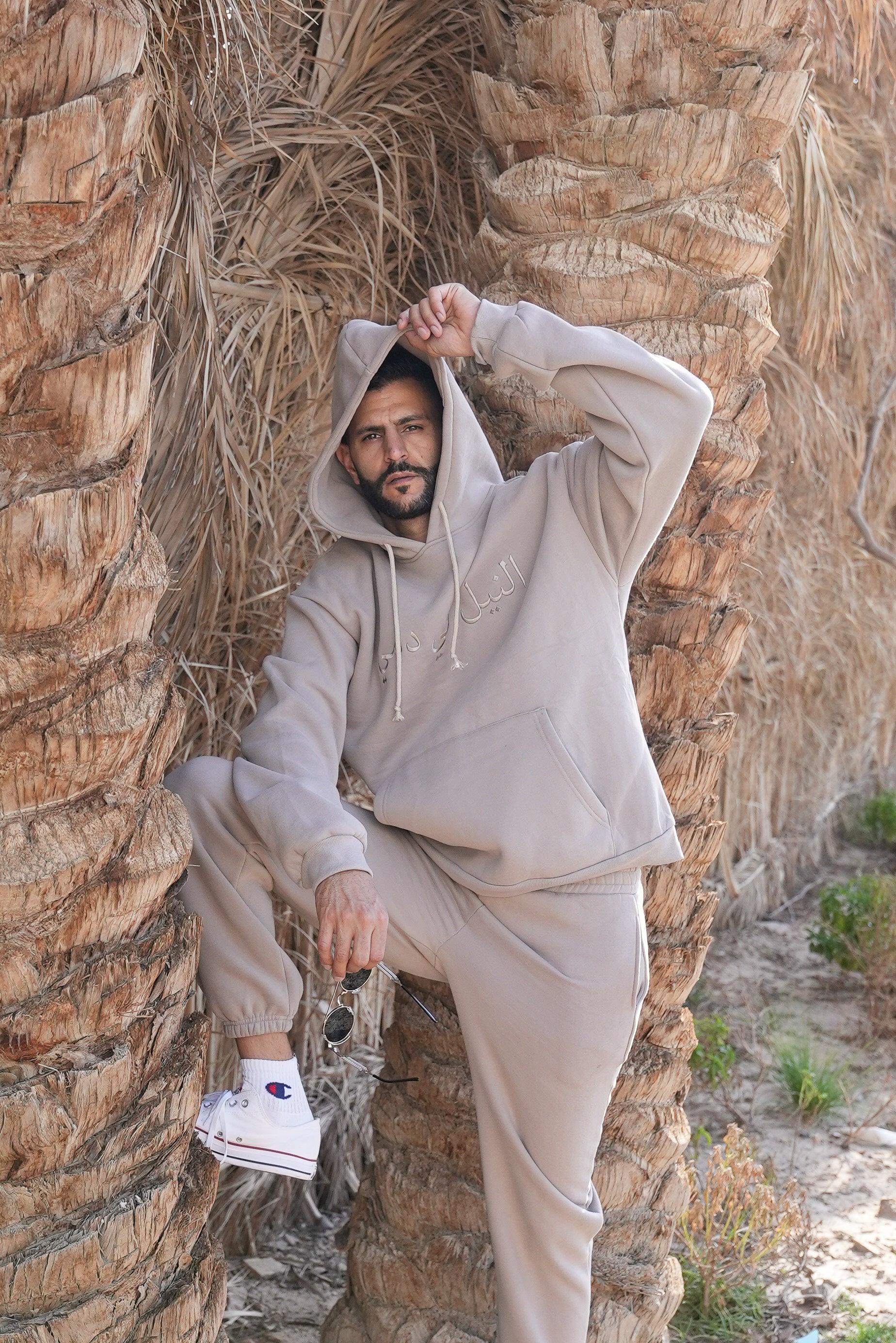 "THE NILE" SAND HOODIE