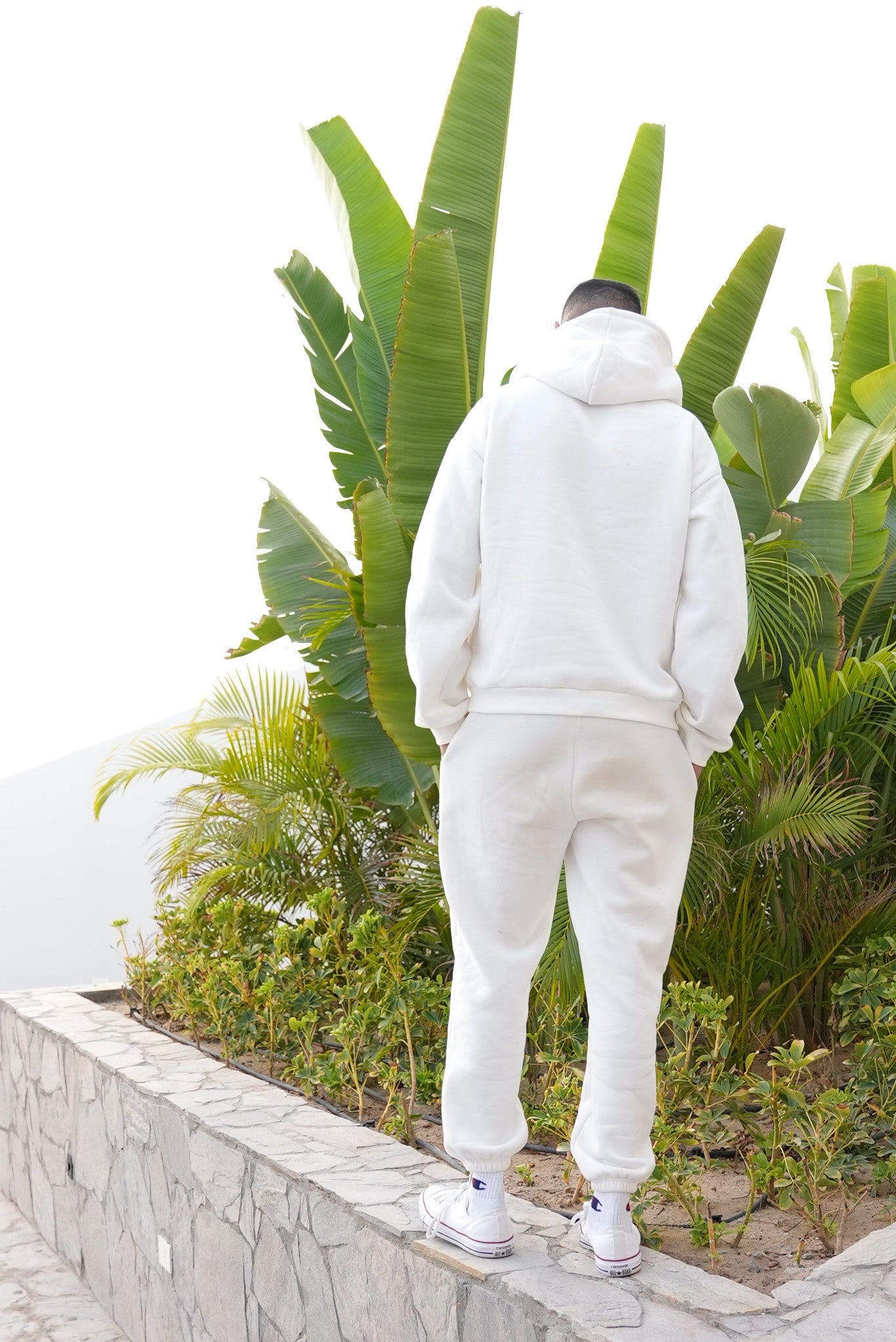 "THE NILE" CREME SWEATPANTS