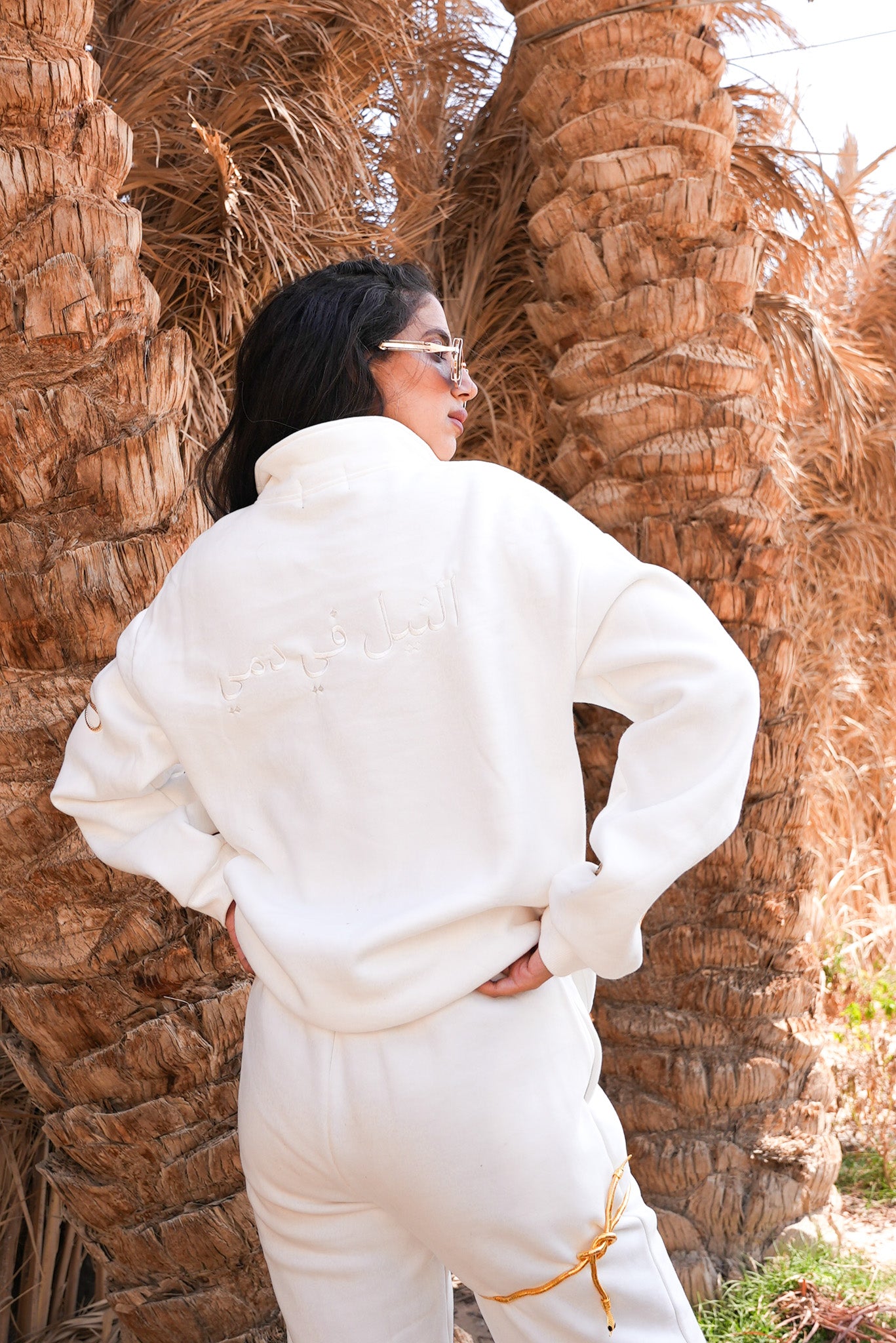 *PRE-ORDER* "THE NILE" CREME HALF-ZIP