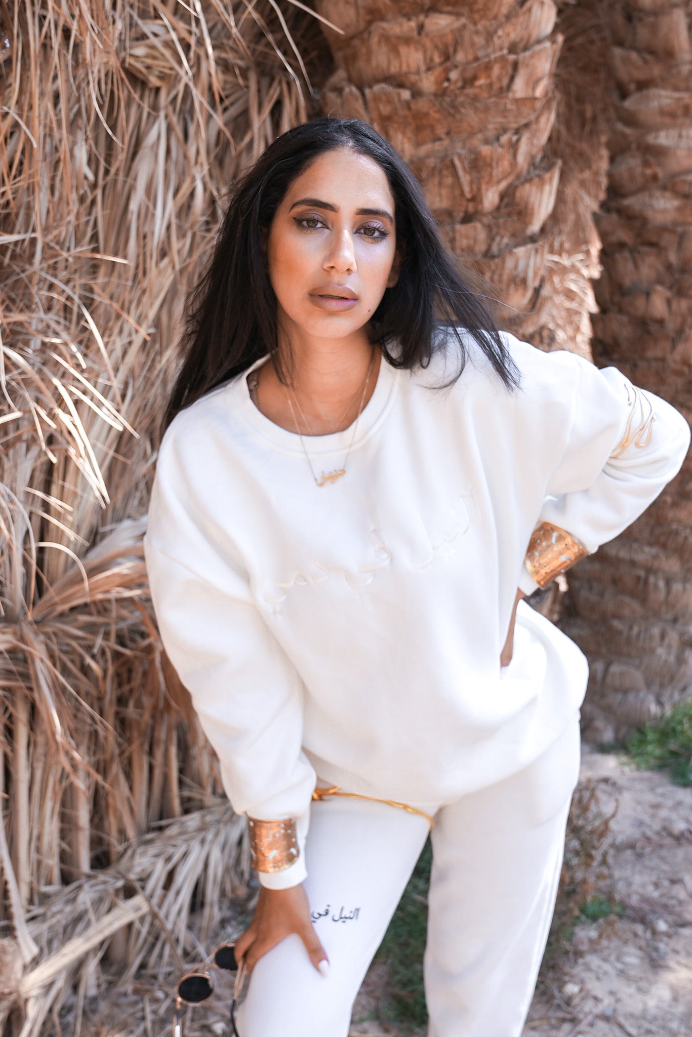 *PRE-ORDER* "THE NILE" CREME CREW NECK