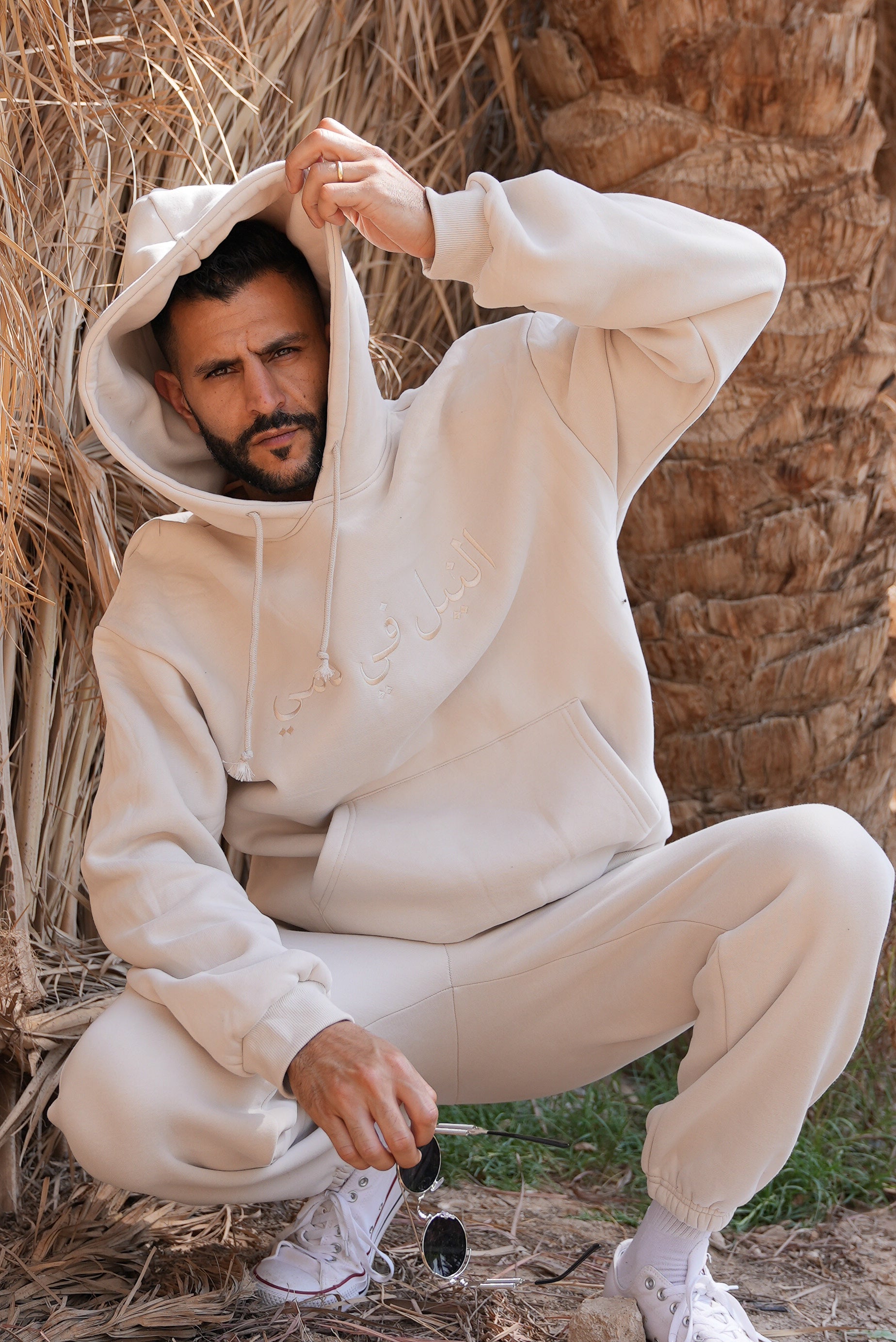 "THE NILE" NUDE SWEATPANTS