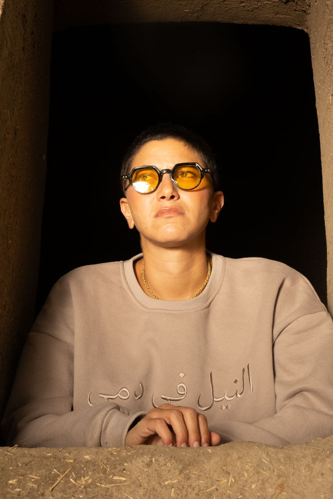 "THE NILE" SAND CREW NECK