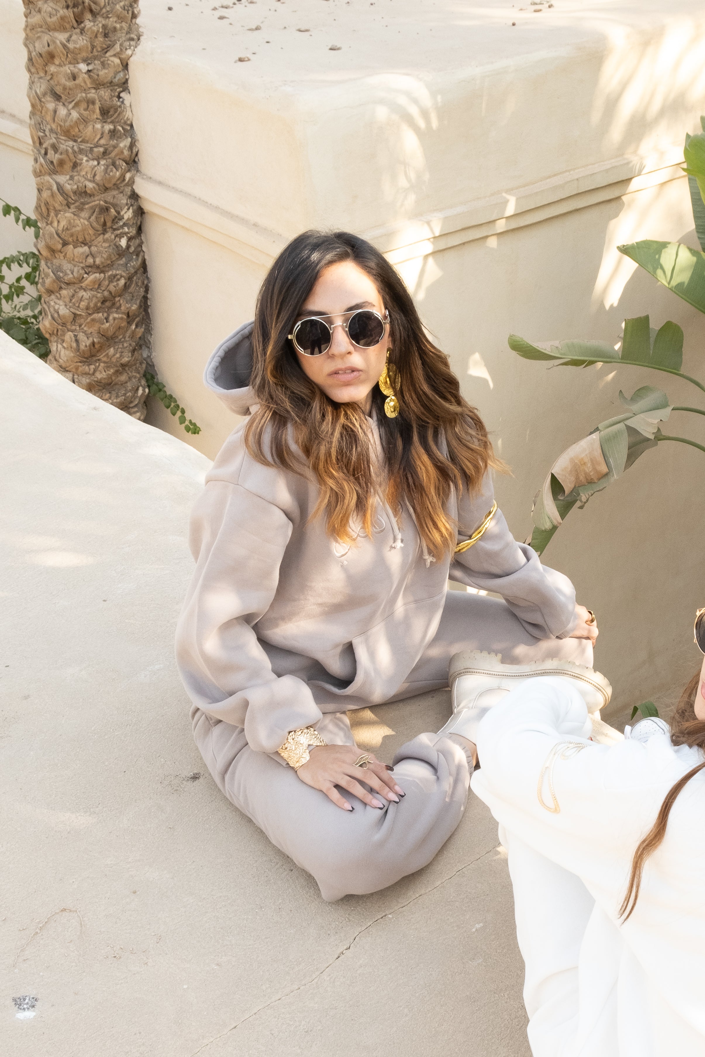 "THE NILE" SAND SWEATPANTS