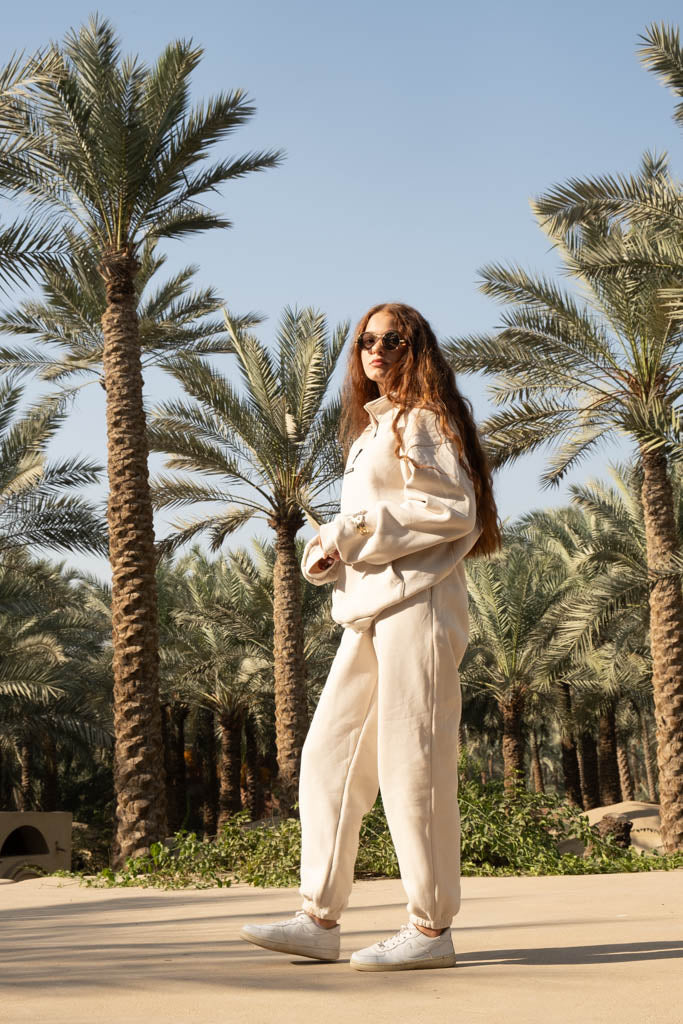 "THE NILE" NUDE SWEATPANTS