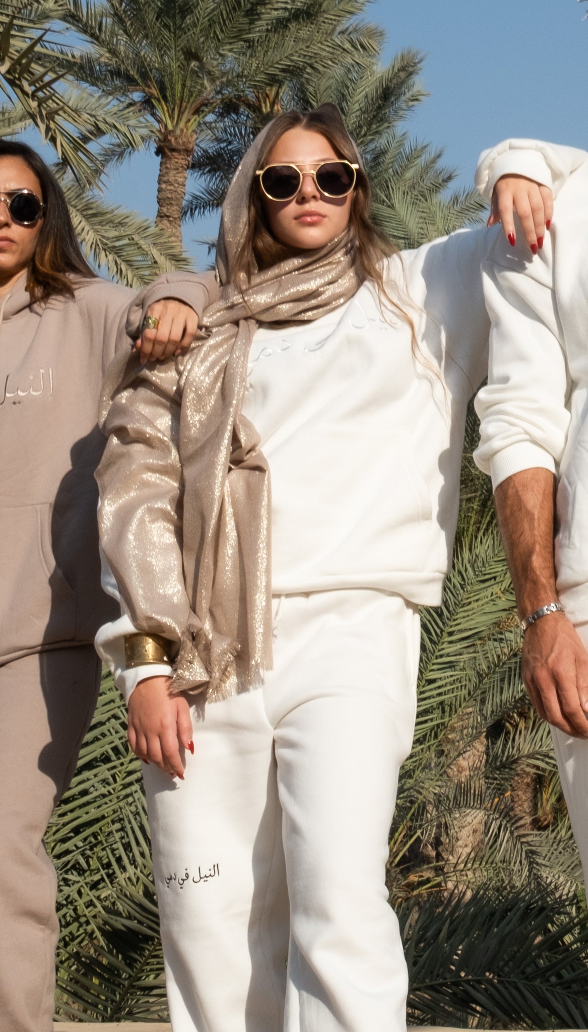 "THE NILE" CREME HOODIE