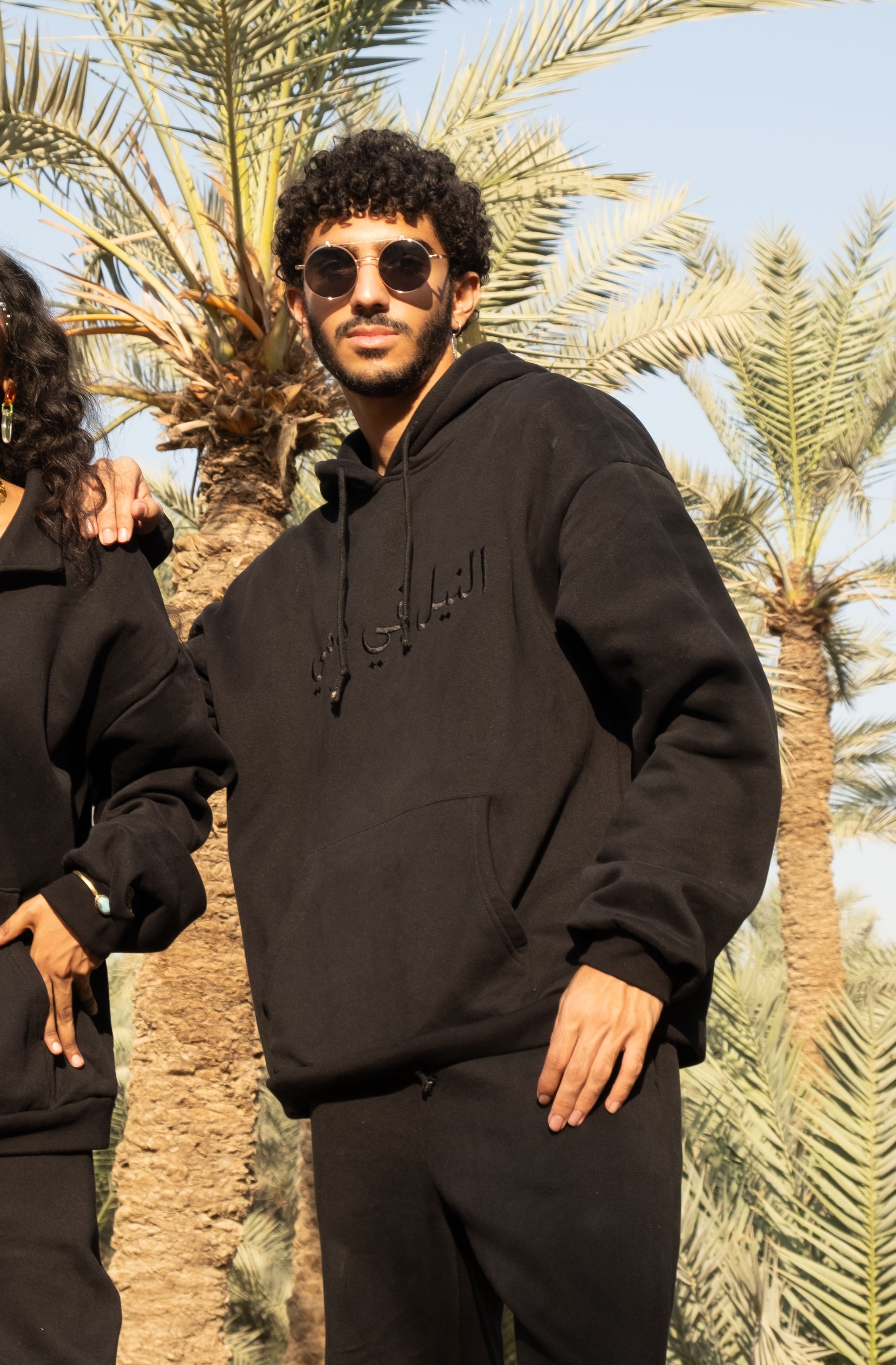 "THE NILE" BLACK HOODIE