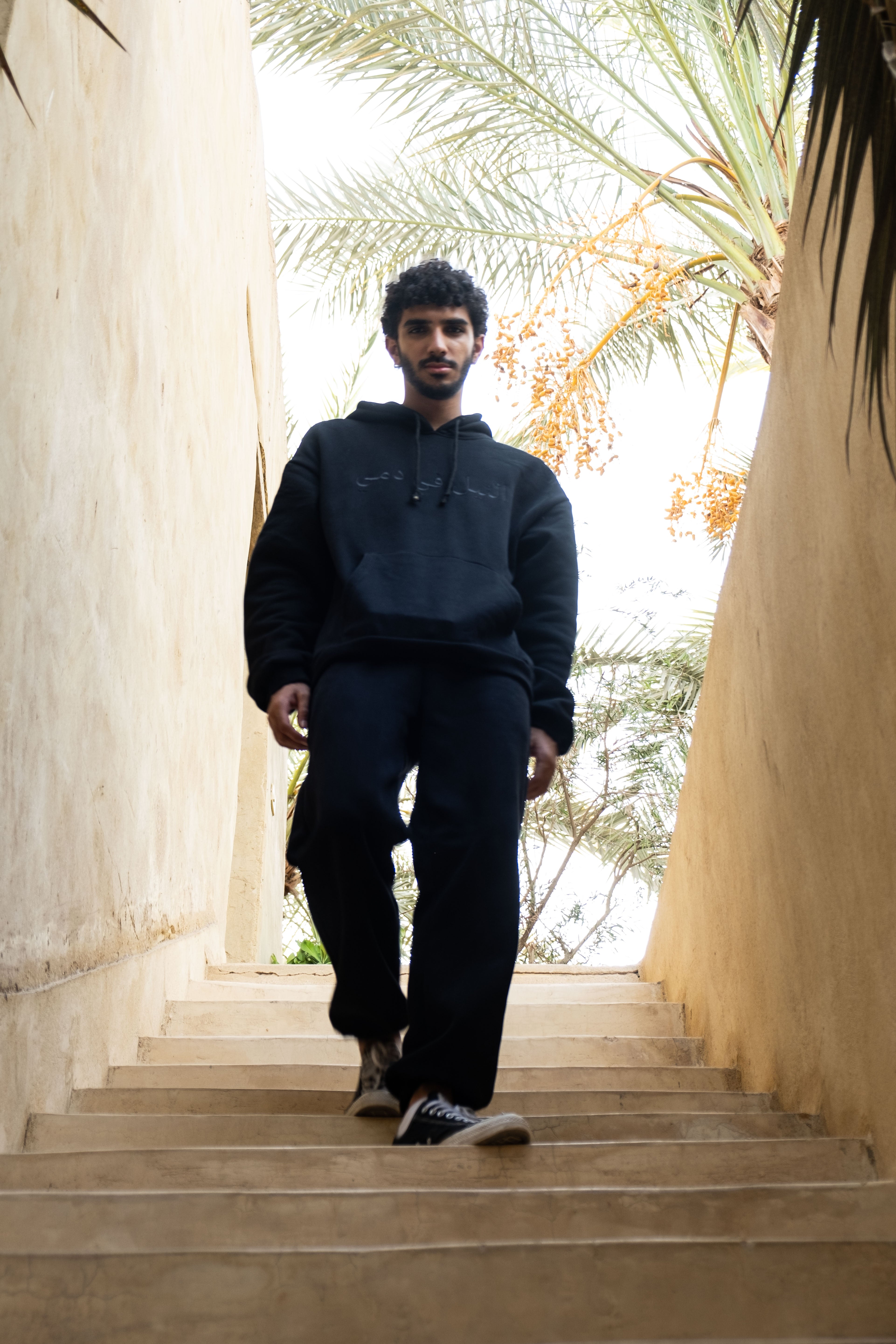 "THE NILE" BLACK HOODIE